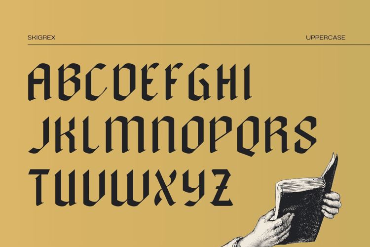 Skrigex Gothic - Version Font