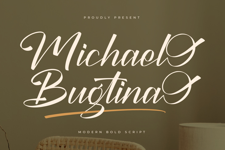 Preview of Michael Bugtina Font
