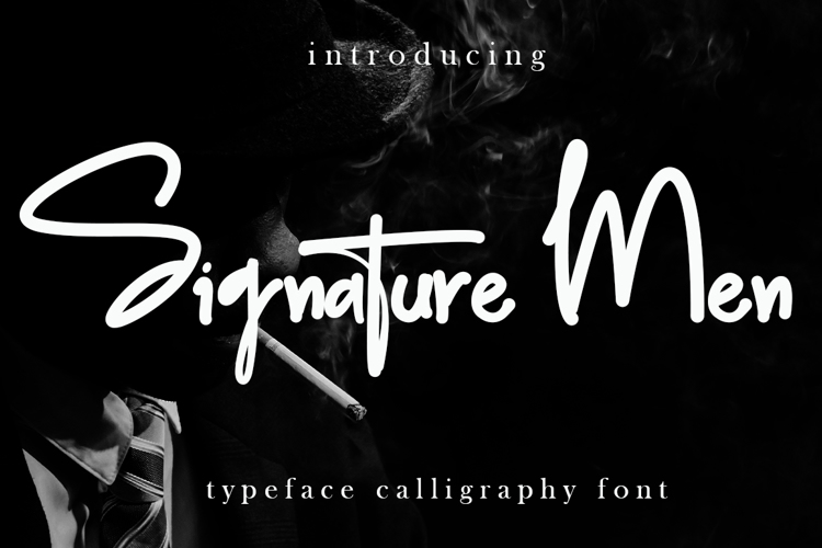 Signature Men Font