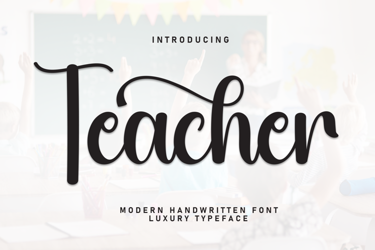 Preview of Teacher Font