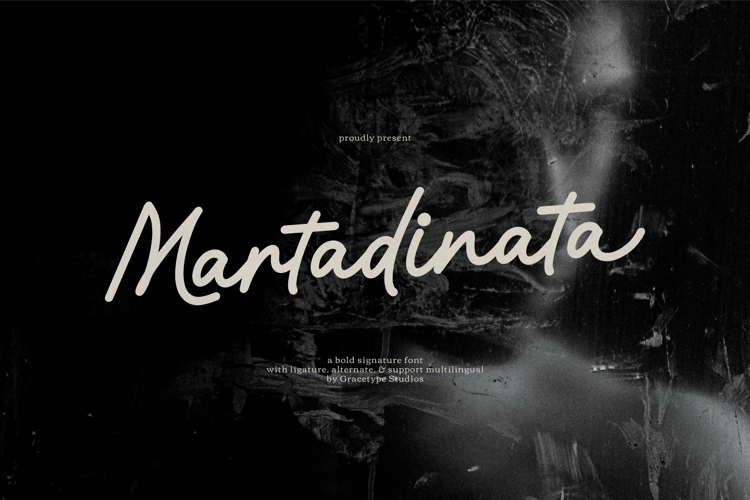 Preview of Martadinata Font