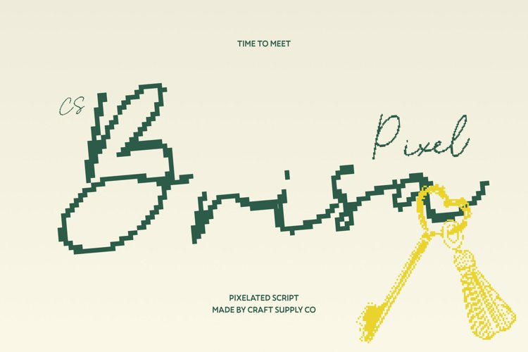 Preview of CS Brisa Pixel Font