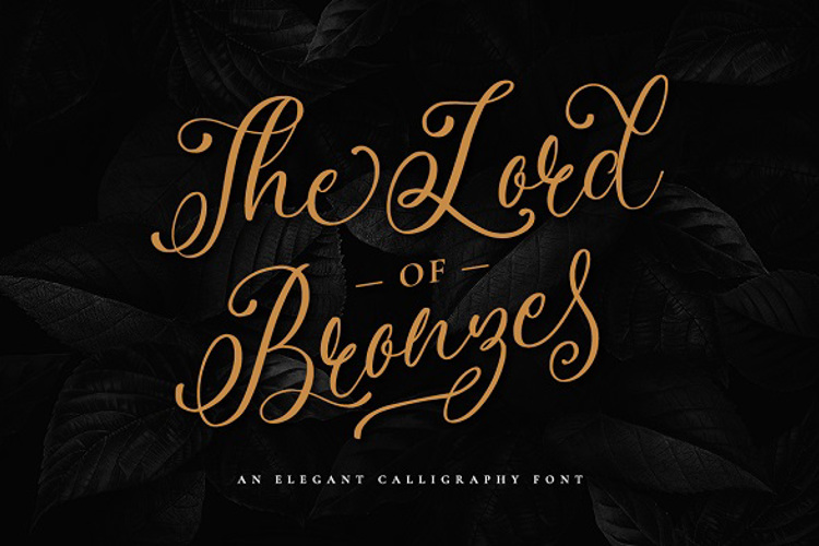 Preview of The Lord Of Bronze Font
