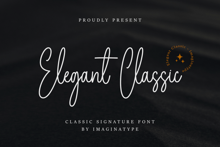 Preview of Elegant Classic Font