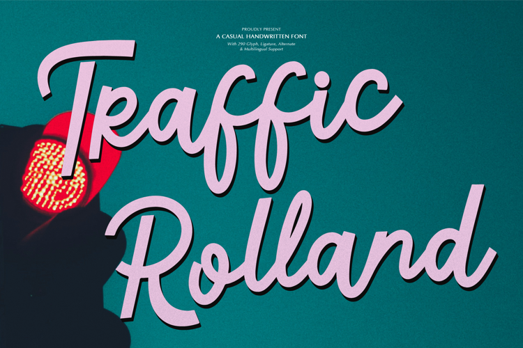 Preview of Traffic Rolland Font