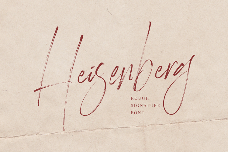 Heisenberg Font