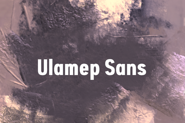 Preview of u Ulamep Font