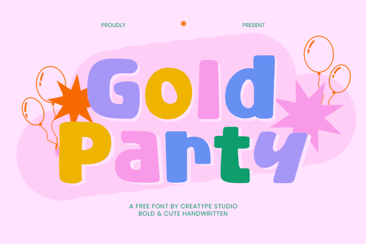 Gold Party Font