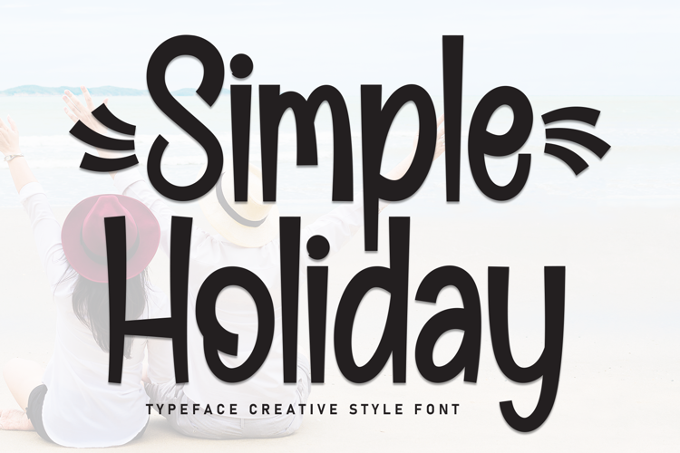 Preview of Simple Holiday Font