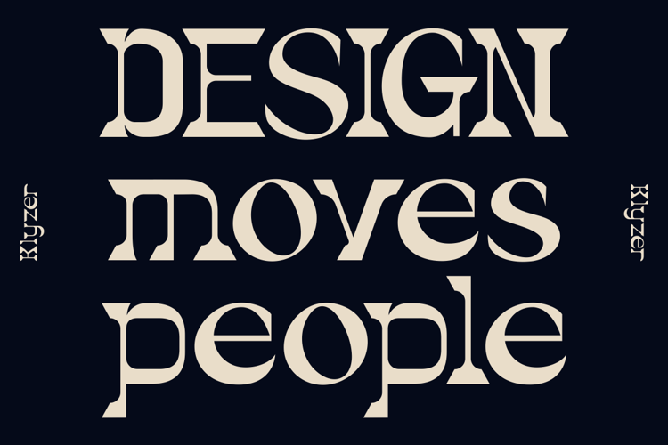 Preview of Klyzer Font