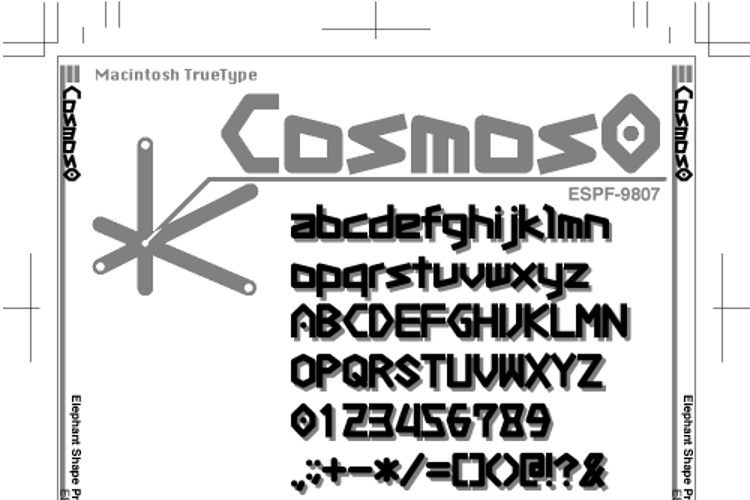 Cosmos0 Font