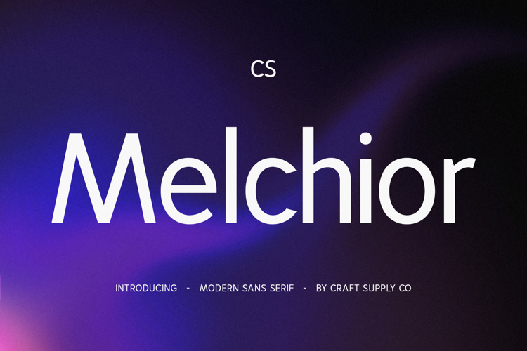 Preview of CS Melchior Font