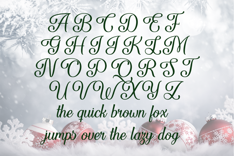 Merry Holiday Font