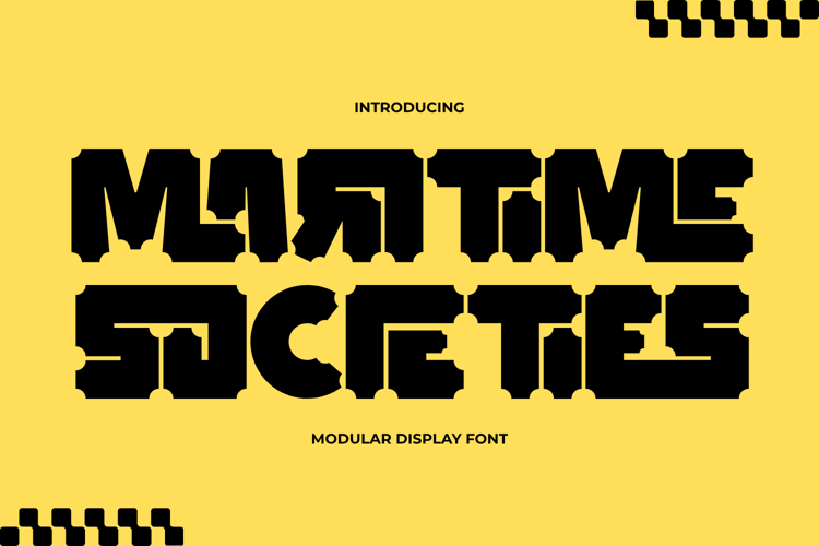 Preview of Maritime Societies Font