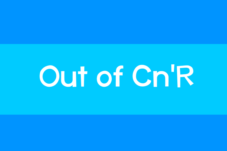 Out of Cn'R Font
