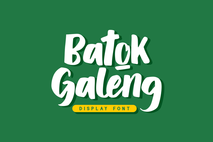 Batok Galeng Font
