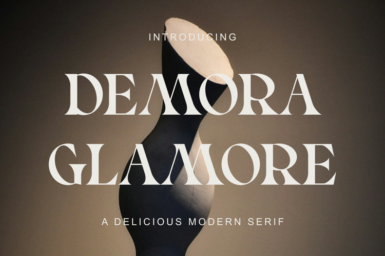Preview of Demora Glamore Font