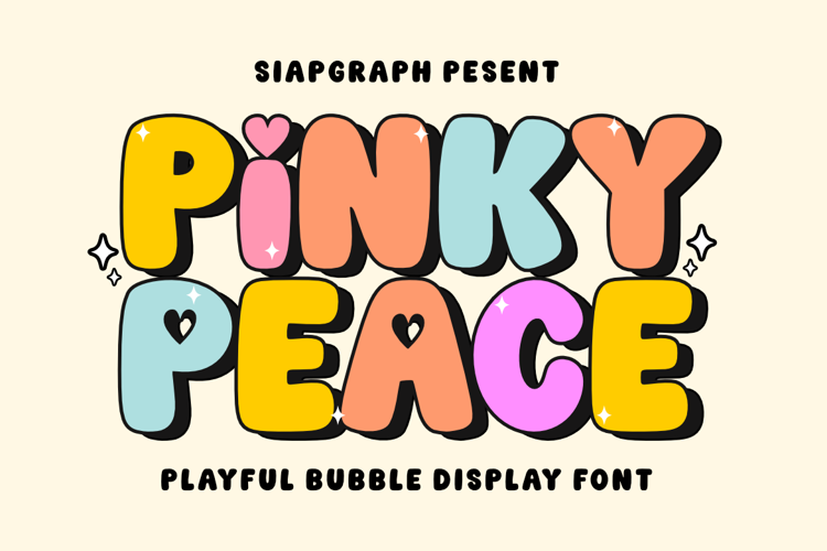 Preview of Pinky Peace Font