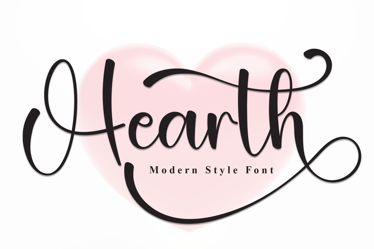 Preview of Hearth Font