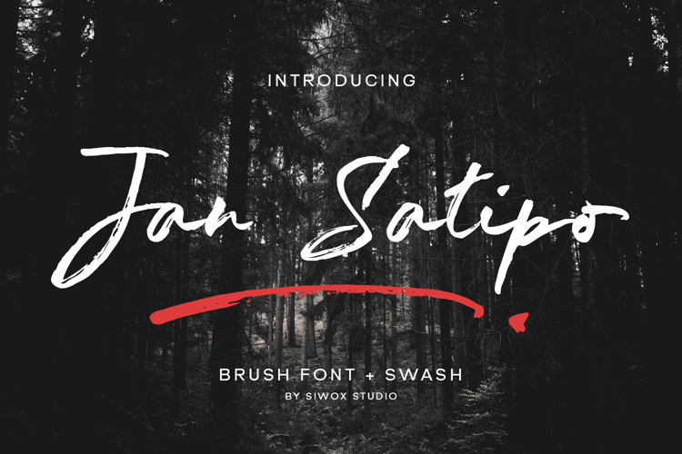 Jan Satipo Brush Font