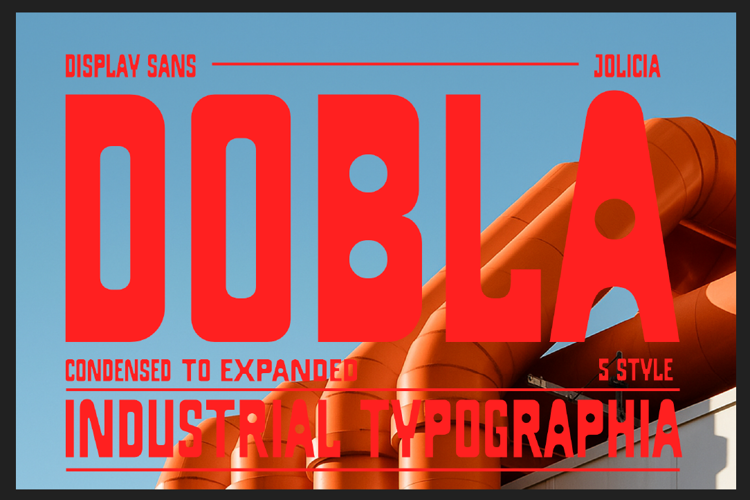 Preview of Dobla Sans Font