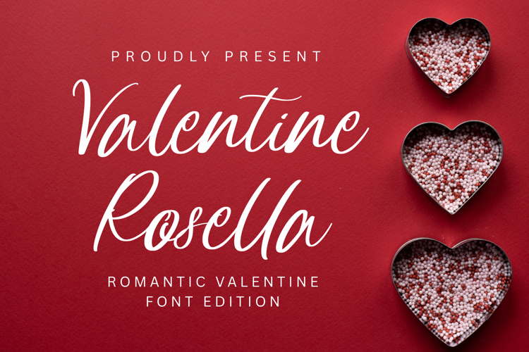 Preview of Valentine Rosella Font