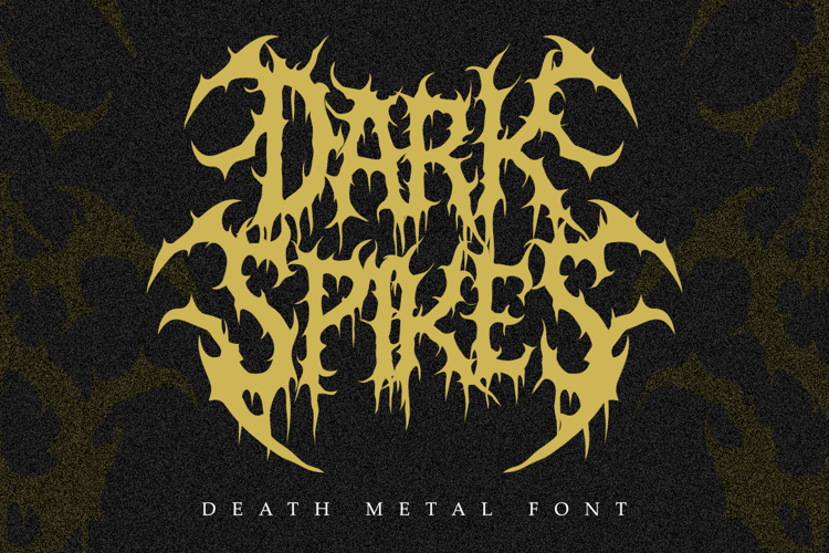 Preview of Dark Spikes Font