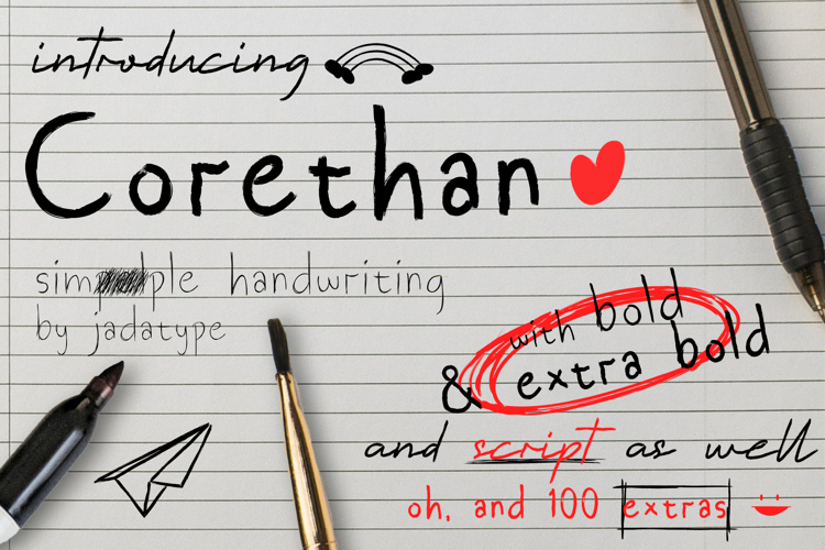 Corethan Extras Font