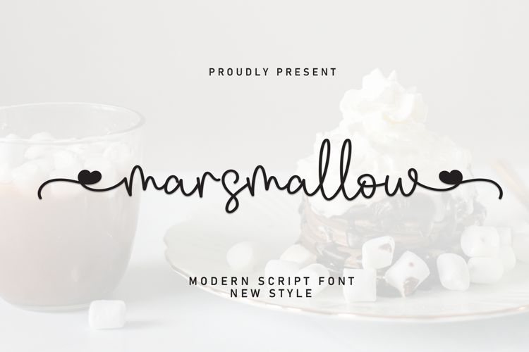 Preview of Marsmallow Font
