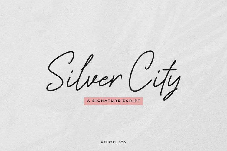Silver City Font