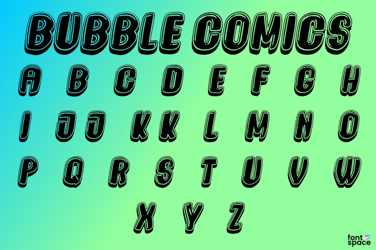 Bubble Comics Font
