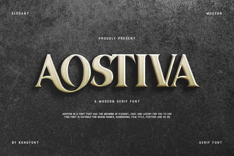 Aostiva Font