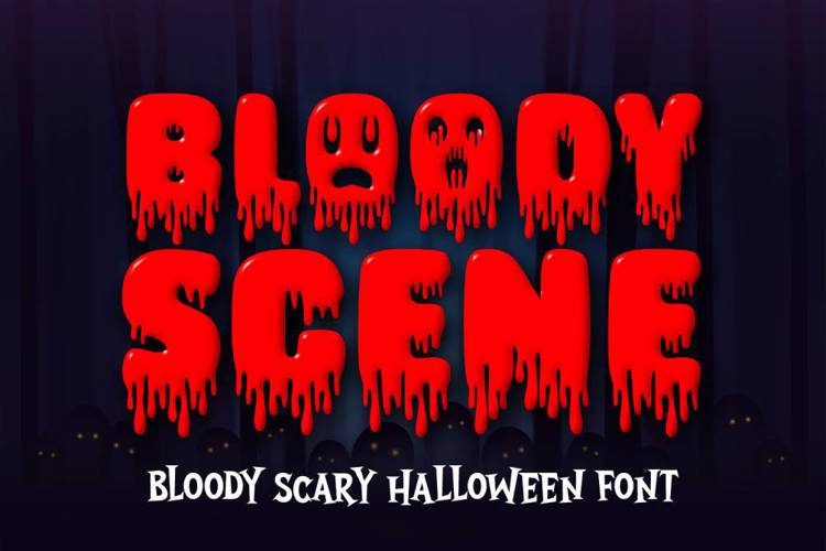 Bloody Scene Font