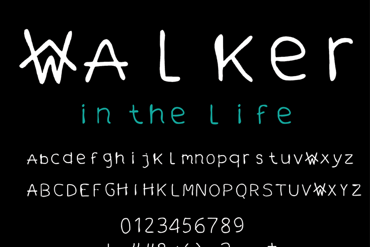 walker in the life Font