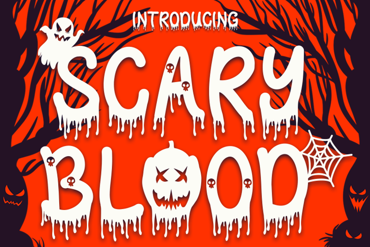Scary Blood Font