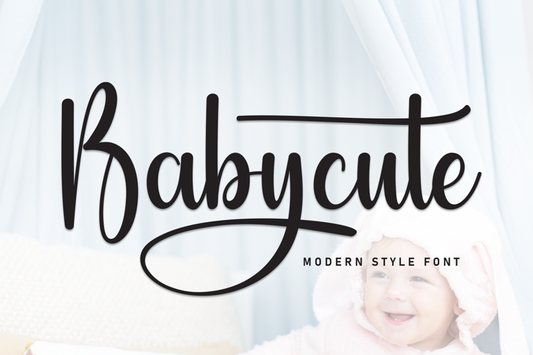 Preview of Babycute Font