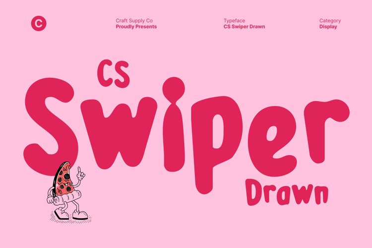 Preview of CS Swiper Drawn Font