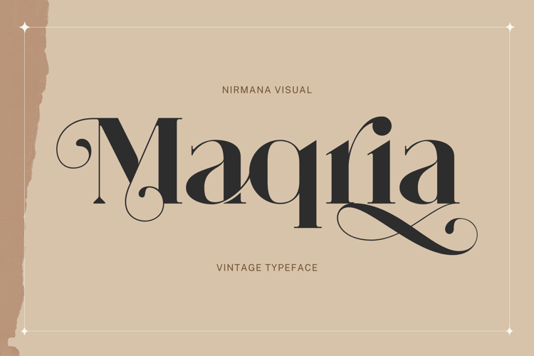 Maqria Vintage Font