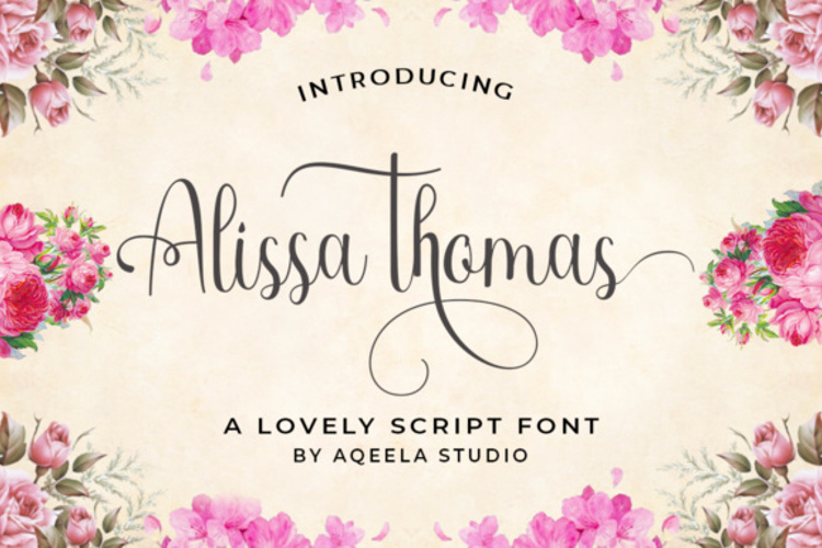 Alissa thomas Script Font