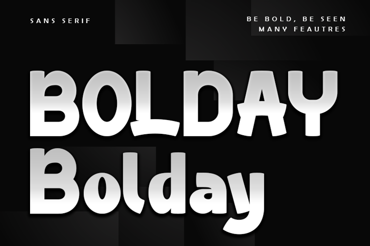 Bolday Font