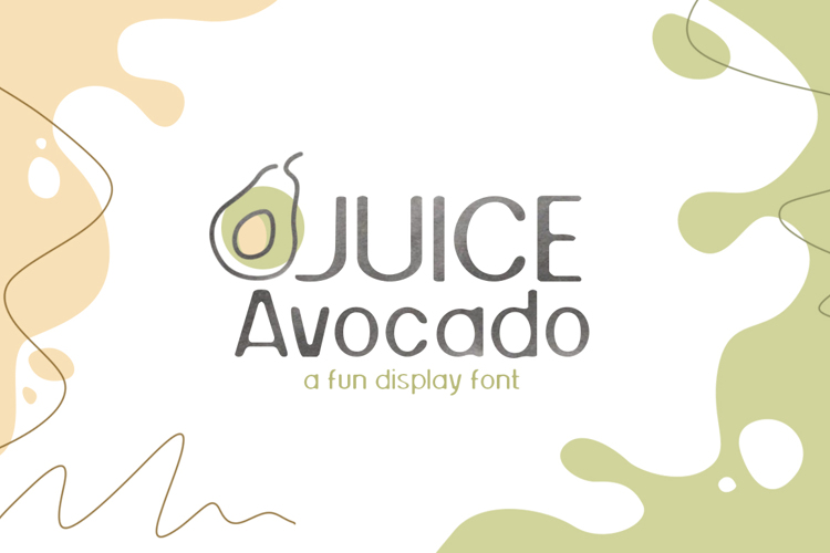 Juice Avocado Font
