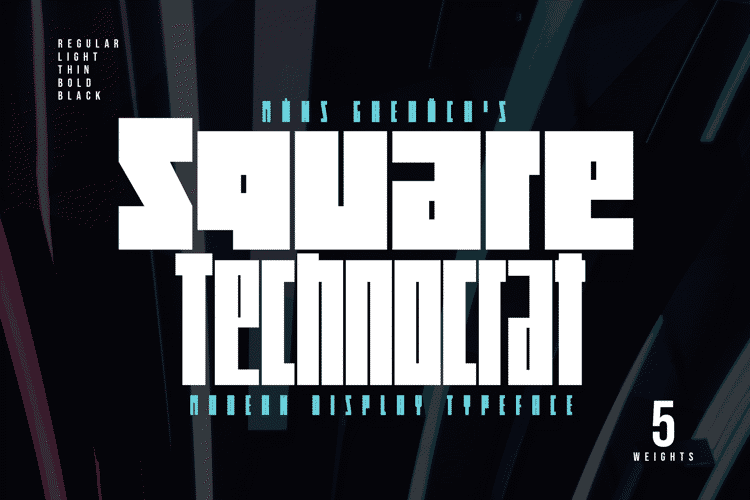 Square Technocrat Font