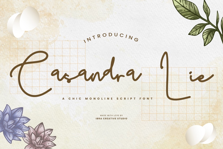 Casandra Lie Font