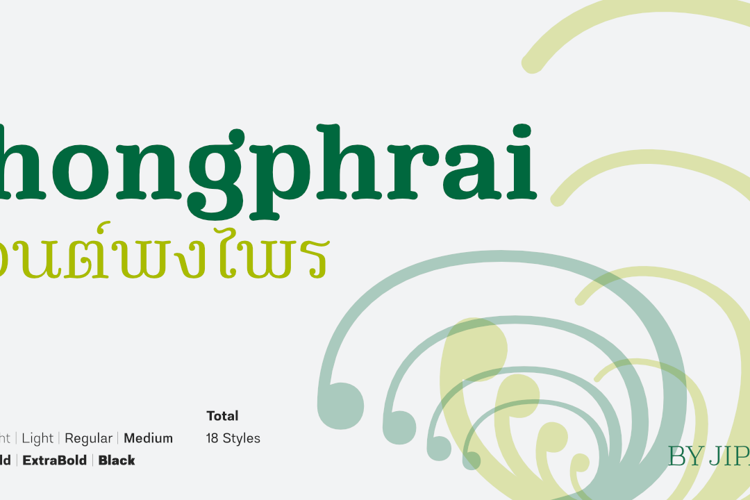 Phongphrai Font