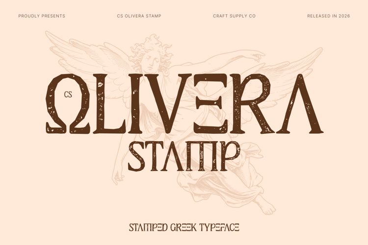 Preview of CS Olivera Stamp Font