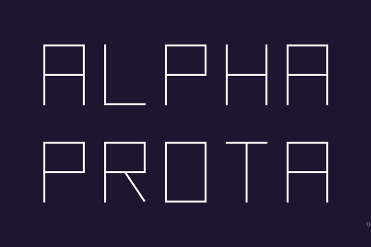 Alpha Prota Font