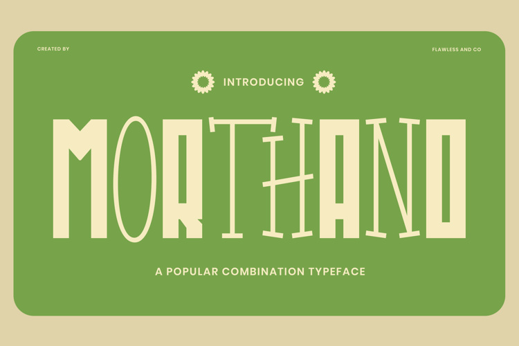 MORTHANO Font