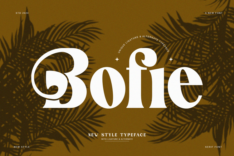 Preview of Bofie Font