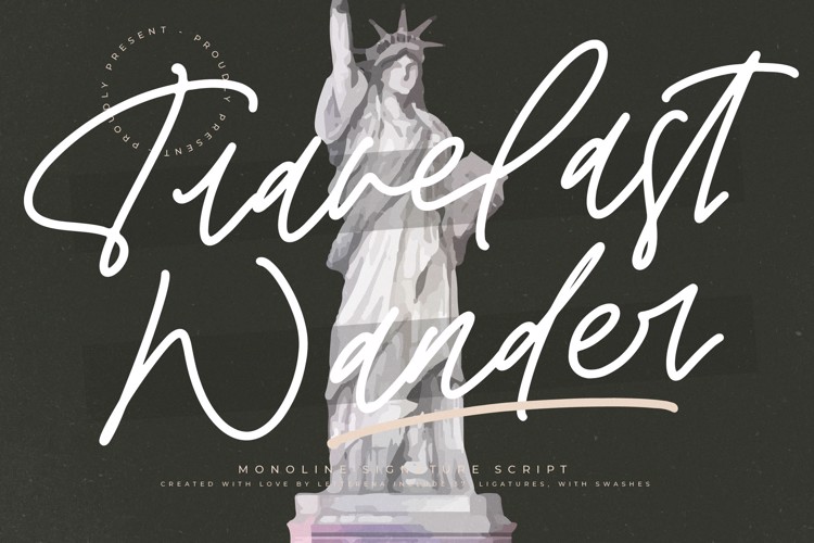Preview of Travelast Wander VERSION Font