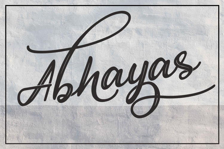 Abhayas light Font